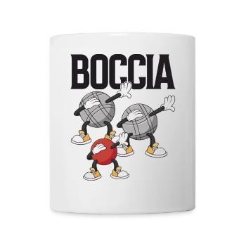 Bocciaspieler Bekleidung mit Dabbing Boccia - Tasse - Weiß - Vorne