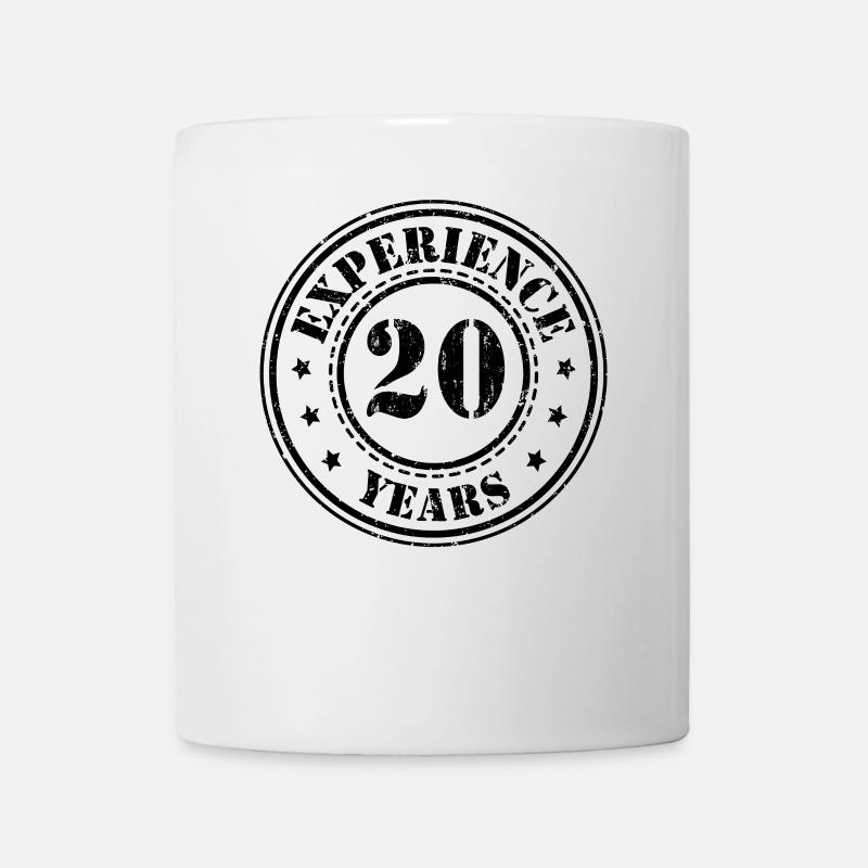 20 ans d’expérience 20 ans - Mug blanc - blanc