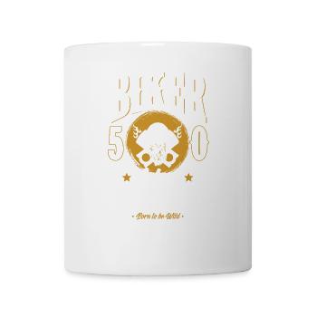 50. Geburtstag Mann Geschenk lustig Biker Motorrad - Tasse - Weiß - Vorne