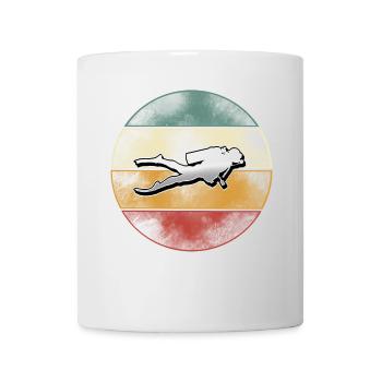 Taucher Tauchen - Tasse - Weiß - Vorne