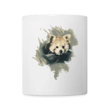 Roter Panda - Tasse - Weiß - Vorne