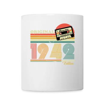 1942 Vintage Vintage Anniversaire Rétro Cadeau - Mug blanc - blanc - Devant