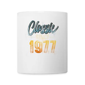 1977 Geburtsjahr Geburtstag Baujahr Vintage - Tasse - Weiß - Vorne