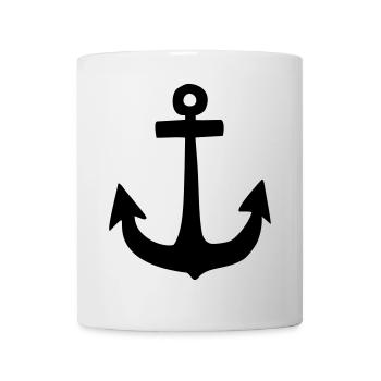 Ancre - Mug blanc - blanc - Devant