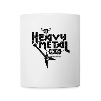 Heavy Metal Funny - Tasse - Weiß - Vorne