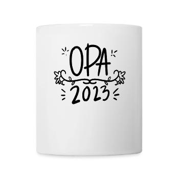 Opa 2023 - Opa werden - Bald Opa - Tasse - Weiß - Vorne