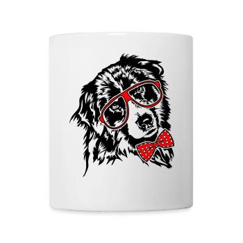 AUSTRALIAN SHEPHERD Brille Hunde Hund Aussie - Tasse - Weiß - Vorne