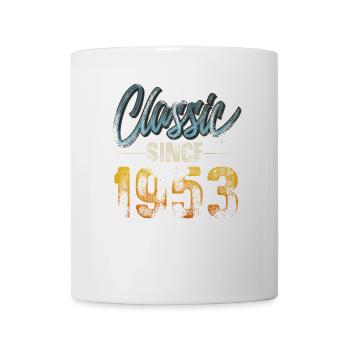 1953 Geburtsjahr Geburtstag Baujahr Vintage - Tasse - Weiß - Vorne