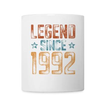 1992 Geboren Geburtsjahr Geburtstag - Tasse - Weiß - Vorne