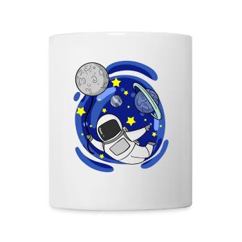 Astronaute Moon Balloon - Mug blanc - blanc - Devant