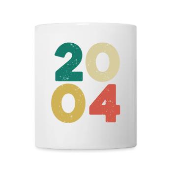 2004 - Millésime 2004 Rétro Vintage - Mug blanc - blanc - Devant
