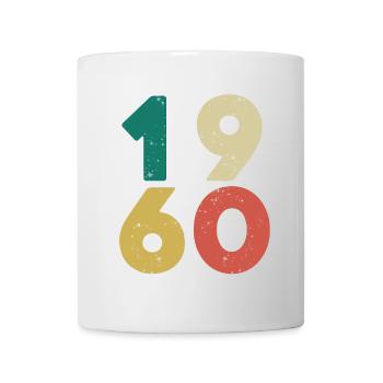 1960 - Millésime 1960 Rétro Vintage - Mug blanc - blanc - Devant
