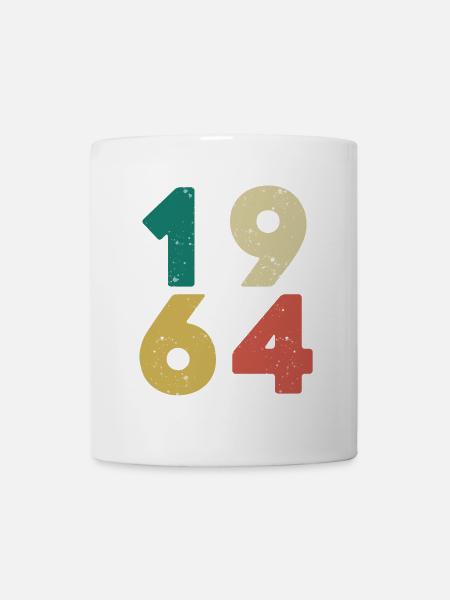 1964 - Jahrgang 1964 Retro Vintage - Tasse - Weiß