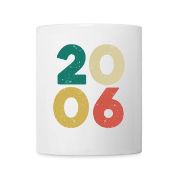 2006 - Millésime 2006 Rétro Vintage - Mug blanc - blanc - Devant