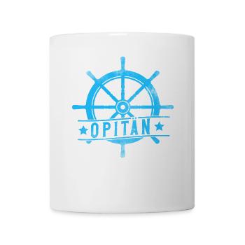 Opitän Opa Boot Segeln Segler - Tasse - Weiß - Vorne