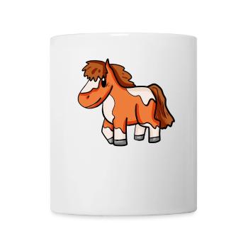 Shetlandpony Pferd - Tasse - Weiß - Vorne