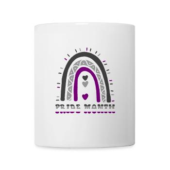 Happy Pride Month Asexual Boho Regenbogen - Tasse - Weiß - Vorne