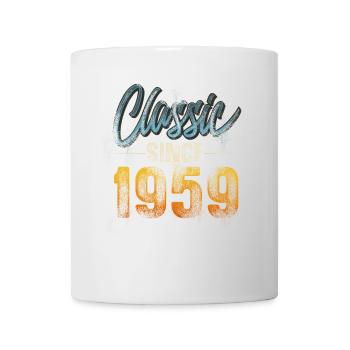 1959 Geburtsjahr Geburtstag Baujahr Vintage - Tasse - Weiß - Vorne
