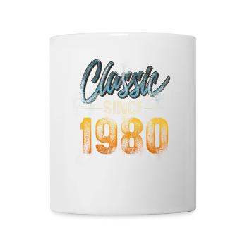 1980 Geburtsjahr Geburtstag Baujahr Vintage - Tasse - Weiß - Vorne