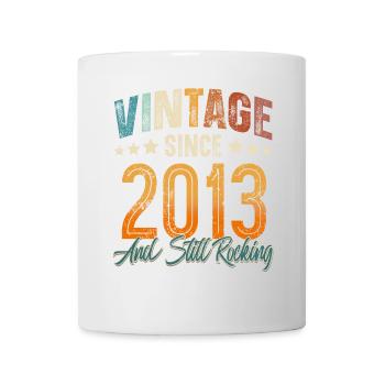 2013 Année de naissance Anniversaire Année de construction Millésime - Mug blanc - blanc - Devant