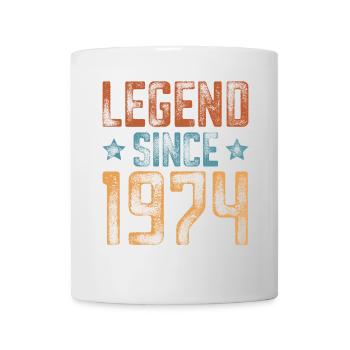 1974 Naissance Année de naissance Anniversaire - Mug blanc - blanc - Devant