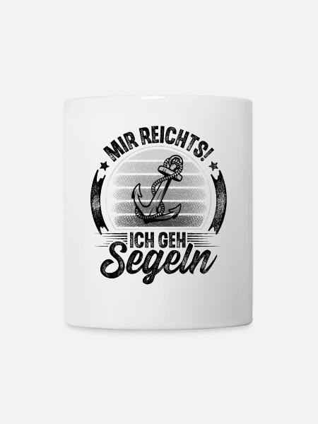Segler Segeln Segelboot - Tasse - Weiß