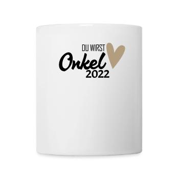 Onkel 2022 - Onkel werden - Tasse - Weiß - Vorne