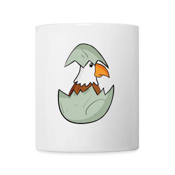 Bébé Aigle - Mug blanc - blanc - Devant