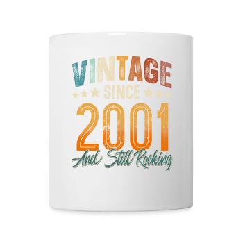 2001 Year of birth Birthday Year of construction Vintage - Mug - white - Front
