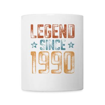 1990 Geboren Geburtsjahr Geburtstag - Tasse - Weiß - Vorne