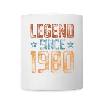 1980 Geboren Geburtsjahr Geburtstag - Tasse - Weiß - Vorne