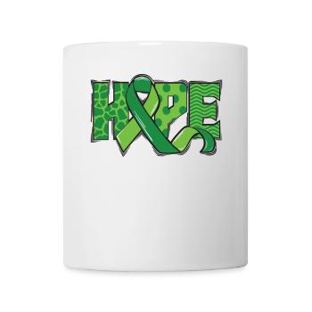 Hope Green Mental Health Awareness - Tasse - Weiß - Vorne