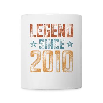 2010 Born Year of birth Birthday - Mug - white - Front