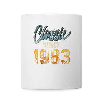 1983 Année de naissance Anniversaire Année de construction Millésime - Mug blanc - blanc - Devant