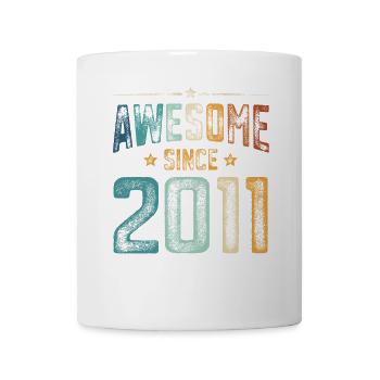 2011 Naissance Année de naissance - Mug blanc - blanc - Devant