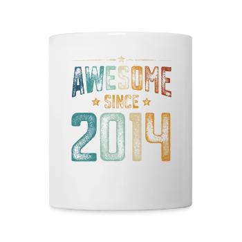 2014 Naissance Année de naissance - Mug blanc - blanc - Devant