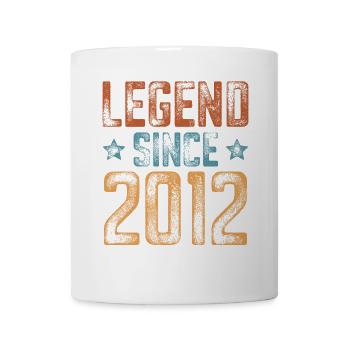 2012 Geboren Geburtsjahr Geburtstag - Tasse - Weiß - Vorne