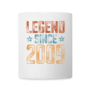 2009 Geboren Geburtsjahr Geburtstag - Tasse - Weiß - Vorne