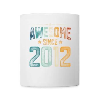 2012 Naissance Année de naissance - Mug blanc - blanc - Devant