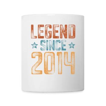 2014 Naissance Année de naissance Anniversaire - Mug blanc - blanc - Devant
