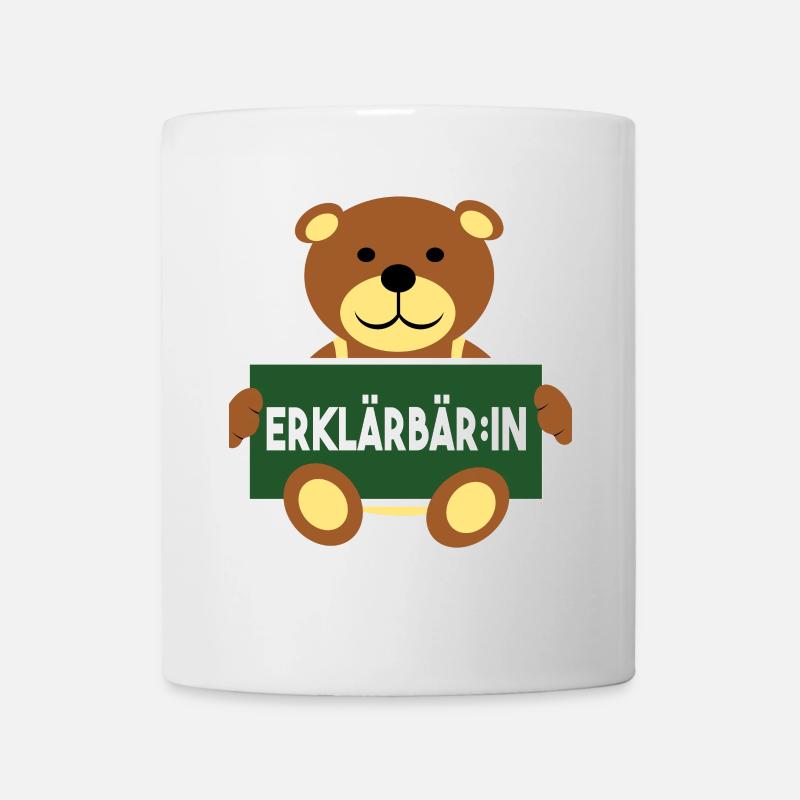 Erklärbär Erklärbär:in - Tasse - Weiß