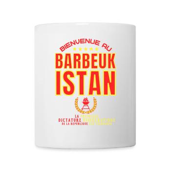 Bienvenue au BARBEUKISTAN - Humour Barbecue - Mug blanc - blanc - Devant