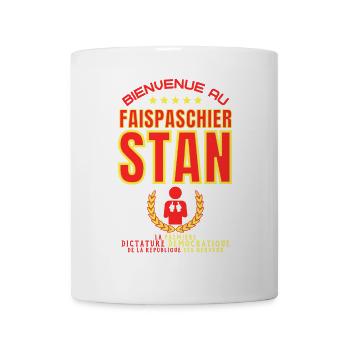 Bienvenue au FAISPASCHIERSTAN - Humour noir - Mug blanc - blanc - Devant