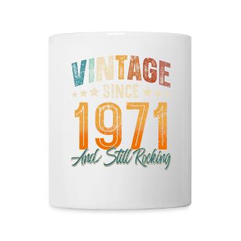 1971 Year of birth Birthday Year of construction Vintage - Mug - white - Front
