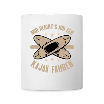 Kajak Kajakfahren - Tasse - Weiß - Vorne