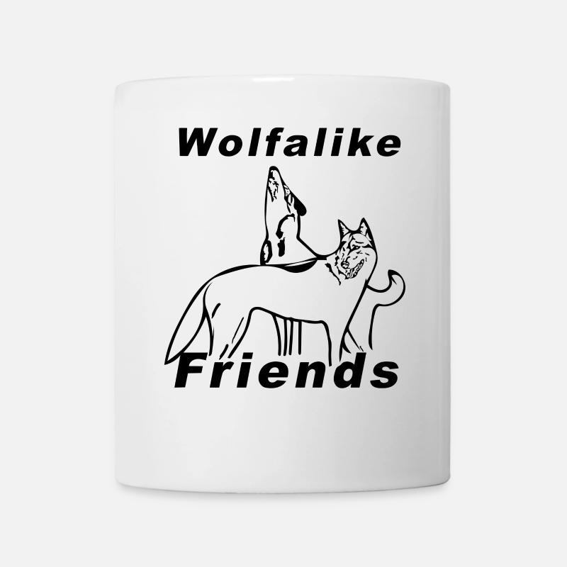 Wolfalike Logo - Tasse - Weiß