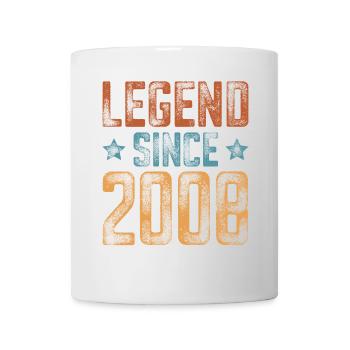 2008 Naissance Année de naissance Anniversaire - Mug blanc - blanc - Devant
