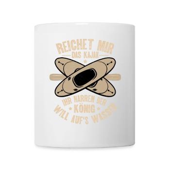 Kajak Kajakfahren - Tasse - Weiß - Vorne