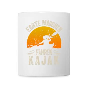 Kajak Kajakfahrerin - Tasse - Weiß - Vorne