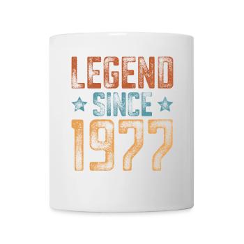 1977 Geboren Geburtsjahr Geburtstag - Tasse - Weiß - Vorne